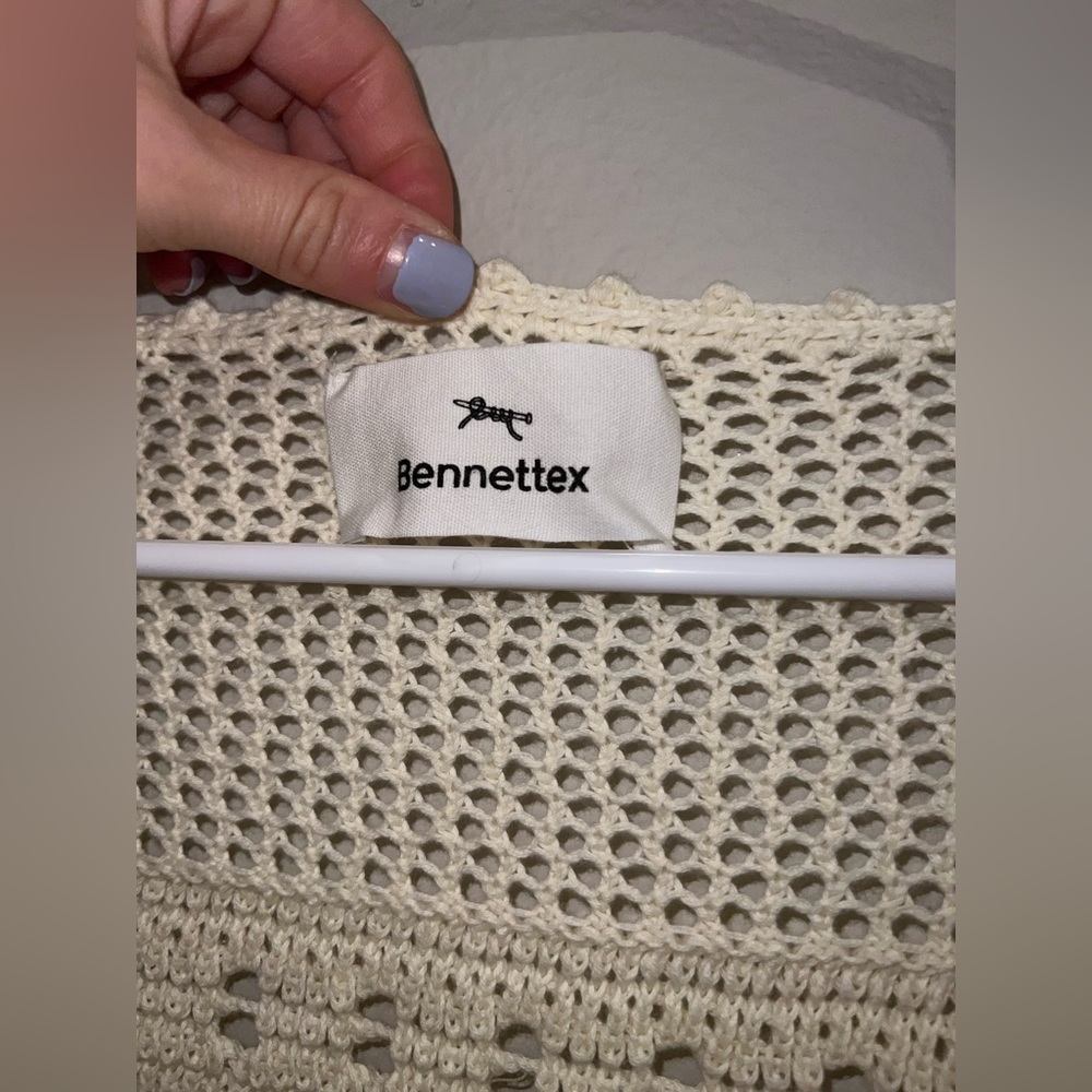 gorgeous crochet dress - Bennettex - lovely offwhite fits like a small or medium